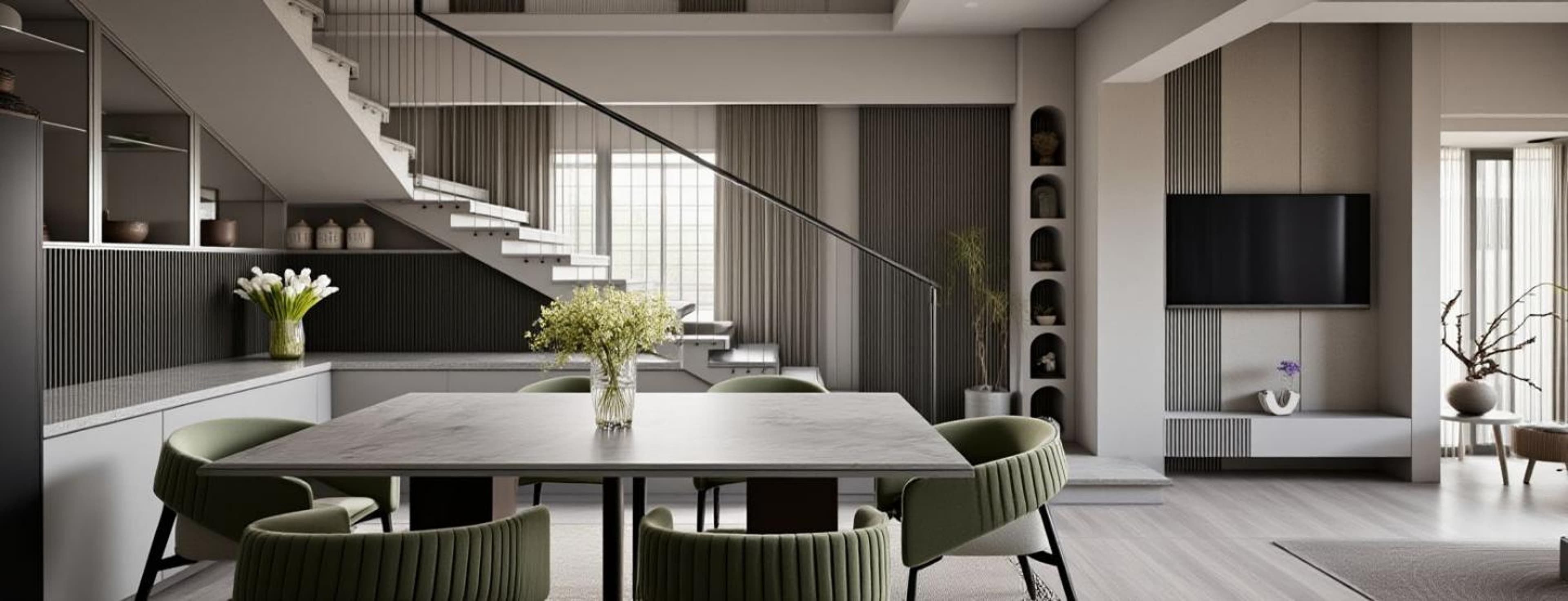 DUPLEX APARTMENT INTERIOR
